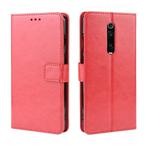 Retro Crazy Horse Texture Horizontal Flip Leather Case for Xiaomi Redmi K20 /K20 Pro , with Holder & Card Slots & Photo Frame(Red)
