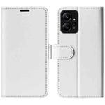 For Xiaomi Redmi Note 12 4G Global R64 Texture Horizontal Flip Leather Phone Case(White)