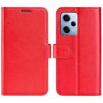 For Xiaomi Redmi Note 12 Pro 5G Global R64 Texture Horizontal Flip Leather Phone Case(Red)