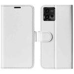 For Motorola Moto G72 R64 Texture Horizontal Flip Leather Phone Case(White)
