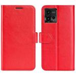 For Motorola Moto G72 R64 Texture Horizontal Flip Leather Phone Case(Red)