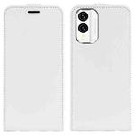 For Nokia X30 R64 Texture Vertical Flip Leather Phone Case(White)