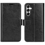 For Samsung Galaxy A34 5G R64 Texture Horizontal Flip Leather Phone Case(Black)