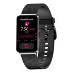 EP08 1.57 inch Color Screen Smart Watch,Support Blood Sugar Monitoring / Heart Rate Monitoring / Blood Pressure Monitoring(Black)