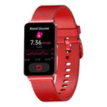 EP08 1.57 inch Color Screen Smart Watch,Support Blood Sugar Monitoring / Heart Rate Monitoring / Blood Pressure Monitoring(Red)