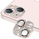 For iPhone 13 / 13 mini ENKAY Hat-Prince Blink Diamond Camera Lens Aluminium Alloy Tempered Glass Film(Pink)