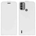 For Nokia C31 R64 Texture Vertical Flip Leather Phone Case(White)