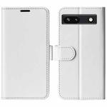 For Google Pixel 7a R64 Texture Horizontal Flip Leather Phone Case(White)