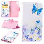 Colored Drawing Pattern Horizontal Flip Leather Case for iPhone  6Plus& 6sPlus,with Holder & Card Slots & Wallet(Butterfly Love)