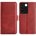 For vivo S16 / S16 Pro Dual-side Magnetic Buckle Leather Phone Case(Red)