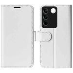 For vivo S16 / S16 Pro R64 Texture Horizontal Flip Leather Phone Case(White)