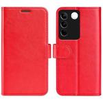 For vivo S16 / S16 Pro R64 Texture Horizontal Flip Leather Phone Case(Red)
