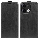 For OPPO Reno9 / Reno9 Pro R64 Texture Single Vertical Flip Leather Phone Case(Black)