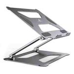 Boneruy P18 Ergonomic Desk Aluminum Holder for 14-17.3 Inch Laptops(Gray)