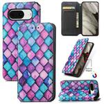 For Google Pixel 8 Pro CaseNeo Colorful Magnetic RFID Anti-theft Leather Phone Case(Purple)