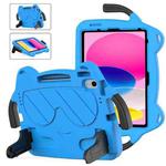 For iPad 10th Gen 10.9 2022 Ice Baby EVA Shockproof Hard PC Tablet Case(Sky Blue+Black)