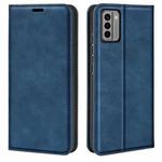 For Nokia G22 Retro-skin Magnetic Suction Leather Phone Case(Dark Blue)