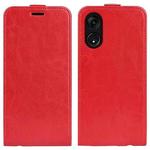 For OPPO A1 Pro 5G / Reno8 T 5G R64 Texture Single Vertical Flip Leather Phone Case(Red)
