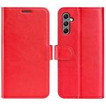 For Realme C35 R64 Texture Horizontal Flip Leather Phone Case(Red)