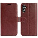 For Realme C35 R64 Texture Horizontal Flip Leather Phone Case(Brown)