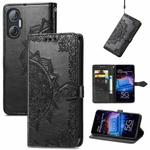 For Tecno Pova Neo 5G Mandala Flower Embossed Leather Phone Case(Black)