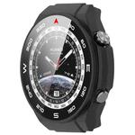 For Huawei Watch Ultimate PC+ Toughened Film Integrated Watch Protective Case(Black)