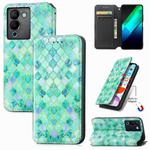 For Infinix Note 12 G96 CaseNeo Colorful Magnetic Leather Phone Case(Emerald)