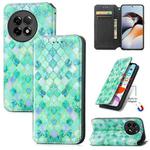 For OnePlus Ace 2 CaseNeo Colorful Magnetic Leather Phone Case(Emerald)