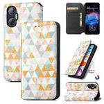 For Tecno Pova Neo 5G CaseNeo Colorful Magnetic Leather Phone Case(Rhombus)