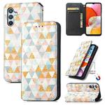 For Samsung Galaxy A14 4G CaseNeo Colorful Magnetic Leather Phone Case(Rhombus)