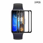2pcs For Huawei Band 8 ENKAY Hat-Prince 3D Full Coverage Soft PC Edge + PMMA HD Screen Protector Film