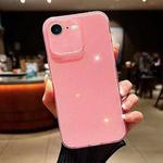 For iPhone SE 2022 / SE 2020 / 7 / 8 Jelly Glitter Solid Color TPU Phone Case(Pink)
