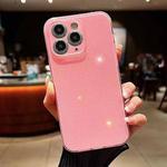 For iPhone 11 Pro Jelly Glitter Solid Color TPU Phone Case(Pink)