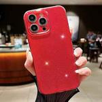 For iPhone 14 Pro Max Jelly Glitter Solid Color TPU Phone Case(Red)