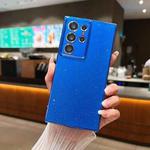 For Samsung Galaxy S25 Ultra 5G Jelly Glitter Solid Color TPU Phone Case(Dark Blue)