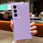 For Samsung Galaxy S24 FE 5G Jelly Glitter Solid Color TPU Phone Case(Purple)