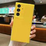 For Samsung Galaxy S24 FE 5G Jelly Glitter Solid Color TPU Phone Case(Yellow)