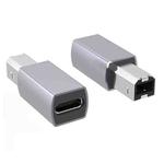 2pcs JUNSUNMAY USB Type-C Female to Male USB 2.0 Type-B Adapter Converter Connector for Printers Scanner Electric Piano