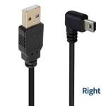 JUNSUNMAY 5 Feet USB A 2.0 to Mini B 5 Pin Charger Cable Cord, Length: 1.5m(Right)