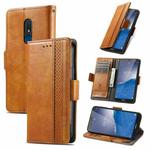 For Nokia C3 CaseNeo Splicing Dual Magnetic Buckle Leather Phone Case(Khaki)