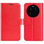 For OPPO Find X6 R64 Texture Horizontal Flip Leather Phone Case(Red)