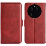 For OPPO Find X6 Dual-side Magnetic Buckle Leather Phone Case(Red)