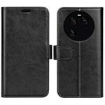For OPPO Find X6 Pro R64 Texture Horizontal Flip Leather Phone Case(Black)