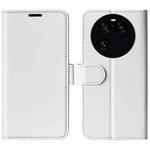 For OPPO Find X6 Pro R64 Texture Horizontal Flip Leather Phone Case(White)