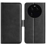 For OPPO Find X6 Pro Dual-side Magnetic Buckle Leather Phone Case(Black)