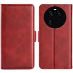 For OPPO Find X6 Pro Dual-side Magnetic Buckle Leather Phone Case(Red)