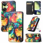 For OnePlus Nord CE 3 Lite CaseNeo Colorful Magnetic Leather Phone Case(Colorful Cloud)