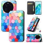 For OPPO Find X6 CaseNeo Colorful Magnetic Leather Phone Case(Colorful Cube)