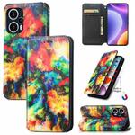 For Redmi Note 12 Turbo CaseNeo Colorful Magnetic Leather Phone Case(Colorful Cloud)