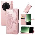 For Xiaomi 13 Ultra Mandala Flower Embossed Leather Phone Case(Rose Gold)